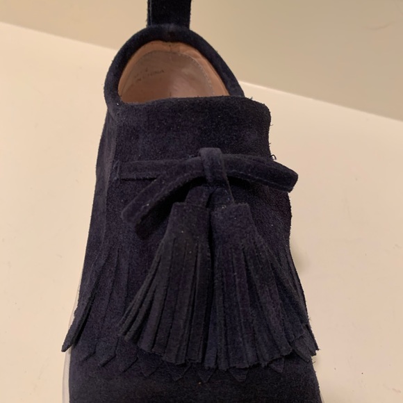 Kate Spade navy suede sneakers - Picture 4 of 8
